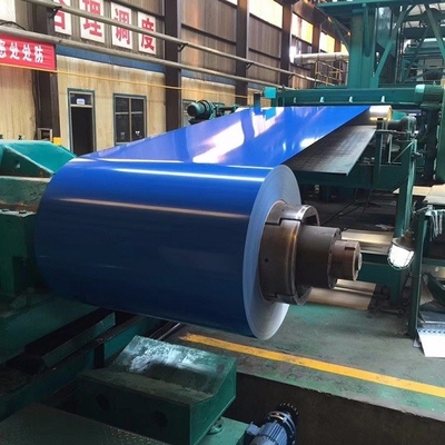 0.12mm Thickness PPGL Prepainted Galvalume Steel Coil For Hard Roofing