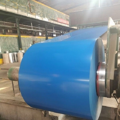 914mm Wooden Grain Prepainted Galvalume Steel Coil For Making Cold Strip Welded Pipes