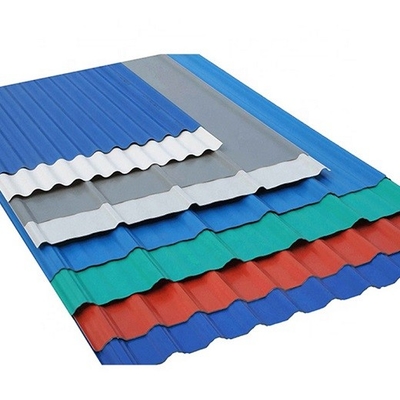 36 Gauge Prepainted PPGL Steel Coil Front Coating Steel Strip Roll 0.12mm Thickness
