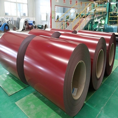Corrugated 55% PPGL Steel Coil Non AFP G550 Color Coated Sheet Coil