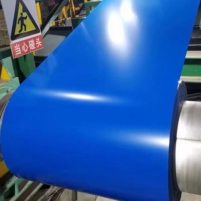 26 Guage 55% PPGL Steel Coil Color Coated Corrugated Sheet