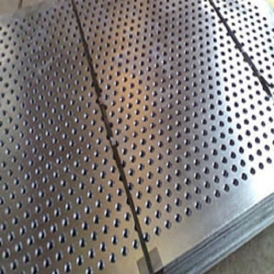 0.8mm GI Perforated Sheet Hot Dipped Mesh Round / Square / Diamond Hole Shape