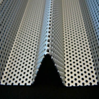 5052 H25 Aluminum Perforated Sheet Metal Round Hole Shape 1220mm Width