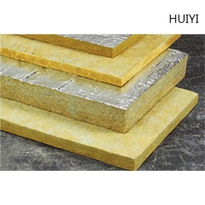Thermal Insulation Rock Wool Board 600mm Width With Aluminum Foil
