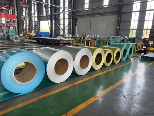 Coated PPGI Galvanized Steel Coil For Central Heating Slice 600 - 1250mm