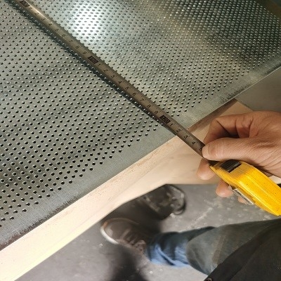 0.2mm - 1mm Galvanized Perforated Metal Mesh Plate For Decoration