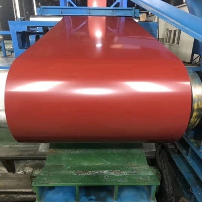 Prepainted Galvanized Steel Coil / PPGI / Painted Steel Coil G550 1219mm Width