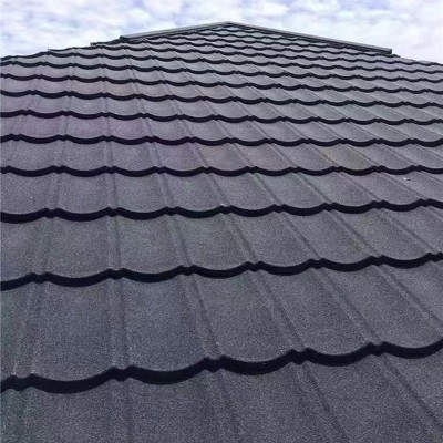 1340mm X 420mm Color Stone Coated Steel Roofing Tile / Sheets For House