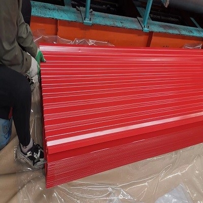 0.2 X 914mm Steel Galvanized Corrugated Sheet Green Board