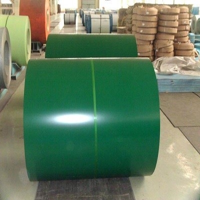 Green Color 0.4mm 0.5mm Prepainted Galvalume Steel Coil Full Hard SGCC For Roofing