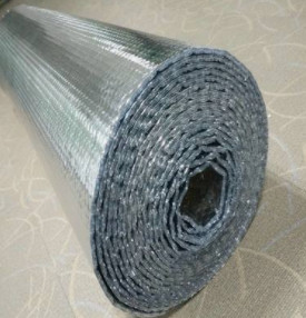 Metal Alu Bubble Foil Heat Insulation Material For Building Single / Double Bubble