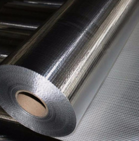97% Metallized Foil Faced Radiant Barrier  For Roofing Insulation Foil Woven Fabric