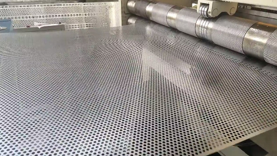 Round Metal Mesh Aluminum Perforated Sheet 0.5 - 10mm Thickness