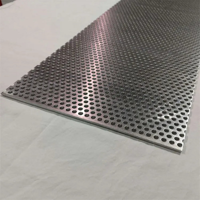 Round Metal Mesh Aluminum Perforated Sheet 0.5 - 10mm Thickness