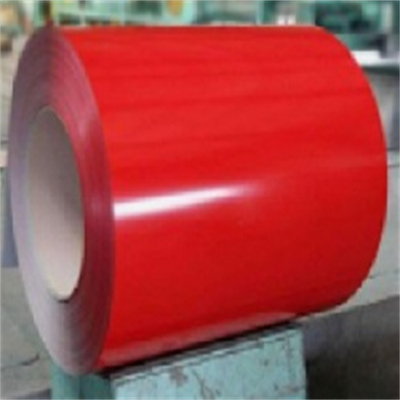 0.48mm Thickness Red Prepainted Galvalume Steel Coil For Roofing G550 AZ120