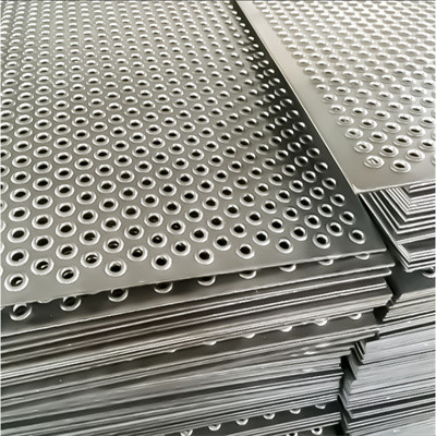 Diameter 3mm Distance 6mm Aluminum Perforated Sheet Stainless Steel Metal Mesh Sheet