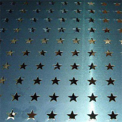 Diameter 3mm Distance 6mm Aluminum Perforated Sheet Stainless Steel Metal Mesh Sheet