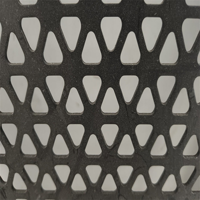 Triangular Hole Perforated Galvanized Iron Sheet Metal For Decoration