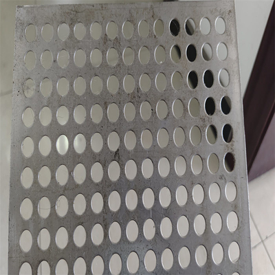 Aluminum 1060 3003 5005 Round Hole Aluminum Perforated Sheet For Architecture
