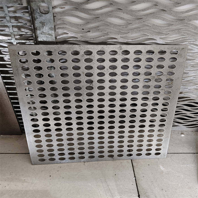Aluminum 1060 3003 5005 Round Hole Aluminum Perforated Sheet For Architecture