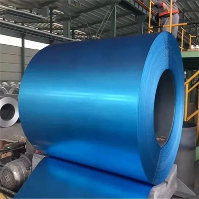 SGLCC 55％ Blue Galvalume Steel Coil Az70 G550 Anti-Finger Regular Spangle