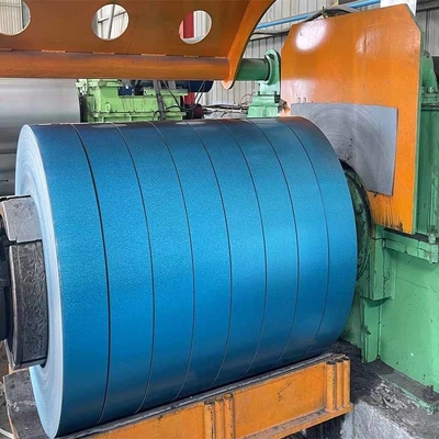 SGLCC 55％ Blue Galvalume Steel Coil Az70 G550 Anti-Finger Regular Spangle