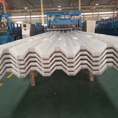 0.1-1.0mm Thickness PPGL Corrugated Steel Sheet For Commercial Building