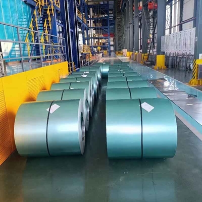 Blue Galvalume Steel Coil 600 - 1500mm Az30 - Az150g/M2 12-30% Elongation