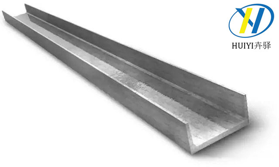 Hot Dipped Galvanised C Channel Steel ASTM A36 For Building Construction