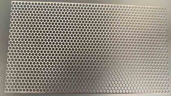 0.8mm Thickness Aluminum Perforated Panel / Aluminum Perforated Sheet For Construction