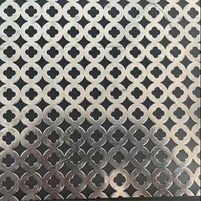0.8mm Thickness Aluminum Perforated Panel / Aluminum Perforated Sheet For Construction