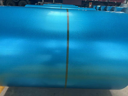 Anti-Finger Galvalume Steel Coils 0.38mm-0.70mm G550 For Roofing Construction