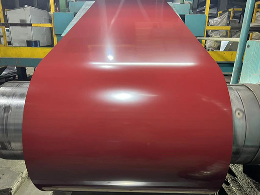 Width 600-1250mm Zinc Coating 40-275g PPGL Steel Coil For Construction Materials