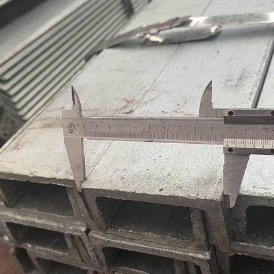 Carbon Structural C Channel Steel With Fluted Section For Construction And Machinery