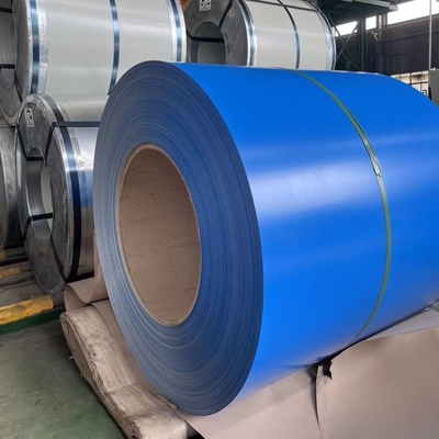 ASTM A755 Prepainted Galvalume Steel Coil PVDF Coated For Roofing Cladding