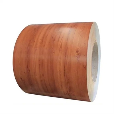 Woodgrain Finish Decorative Prepainted Galvalume Steel Coil For Architectural