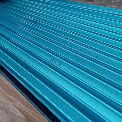 GL Blue Prepainted Galvalume Steel Coils Anti Finger Print