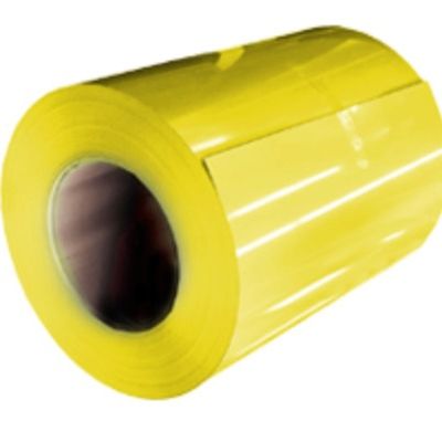 Self Cleaning Yellow Prepainted Galvanized Steel 1250mm