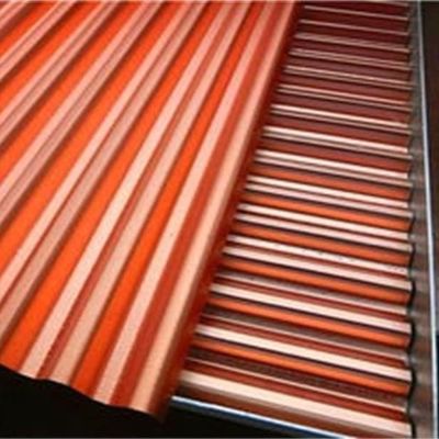 PPGI  Color Coated Corrugated Metal sheet For Roofing 1200 pressed into 1050