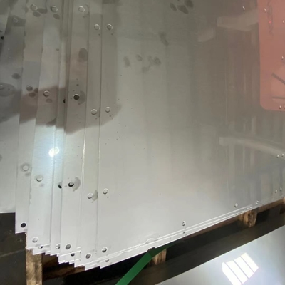 Oval 1800mm Width Aluminum Perforated Sheet SGCC Grade