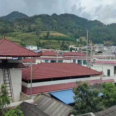 Lightweight  Stone Coated  Galv Roofing Sheets , Galvanised Metal Roofing Sheets