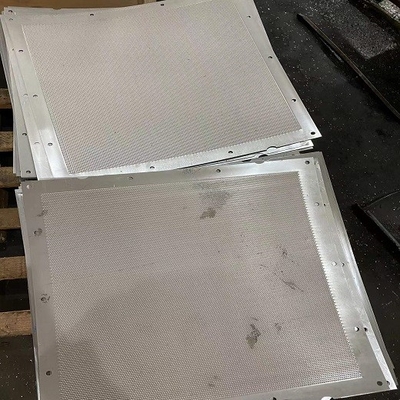 4mm Thickness Diamond Hexagonal Aluminum Perforated Sheet Decorative