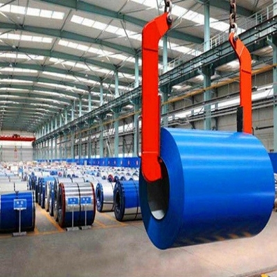 Full Hard Glossy Matte 750mm Width  PPGL Steel Coil Prepainted