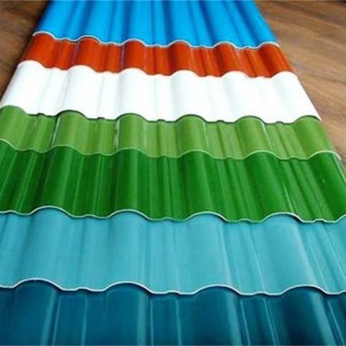 Color Coated Corrugated PPGL Steel coil  ,55% galvalume with color coated corrugated metal used in warehouse