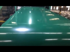 Ppgi / Ppgl Pre Painted Galvalume Coils 1250mm - 1500mm Width G550 Pea Green