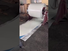 0.6mm Corrugated Steel Sheet White & Green SGCC For Roofing Sheets