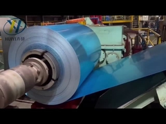 Cold Rolled Galvalume Steel Coils / Srips G550 BORON ADDED SGLCC Blue AFP