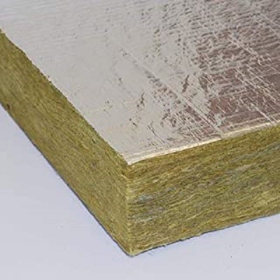 Grade A Rock Wool Board Insulation Low Heat Conductivity Mineral Wool Sheet 1200mm Width