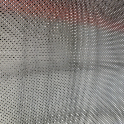0.3mm Galvanized Punched Metal Mesh Round / Hexagon For Filtering Equipment