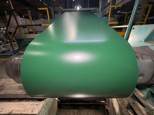Prepainted Gi Steel Coil / PPGI Green Color Coated Galvanized Steel Sheet In Coil